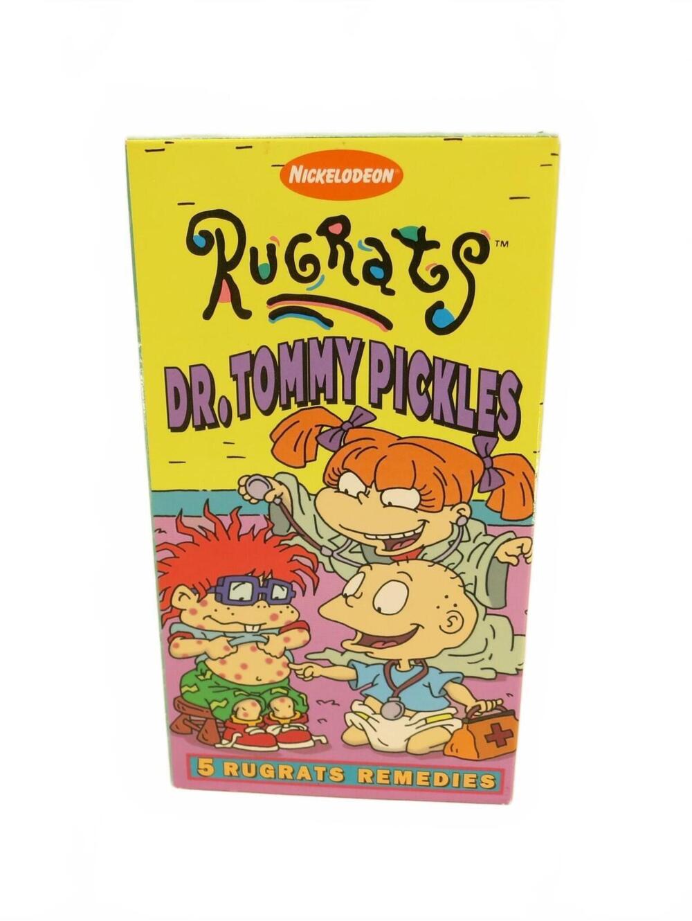 Vintage 90's Nickelodeon Rugrats Dr Tommy Pickles VHS